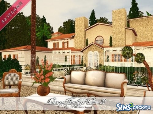 Дом Luxury Family 3 от Pralinesims