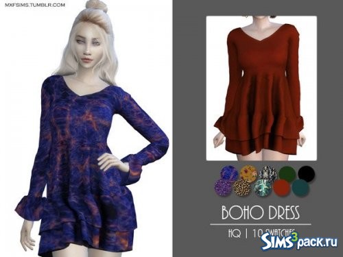 Платье Boho от mxfsims