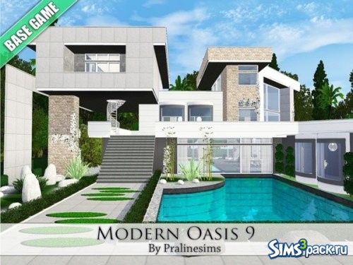 Дом Modern Oasis 9 от Pralinesims