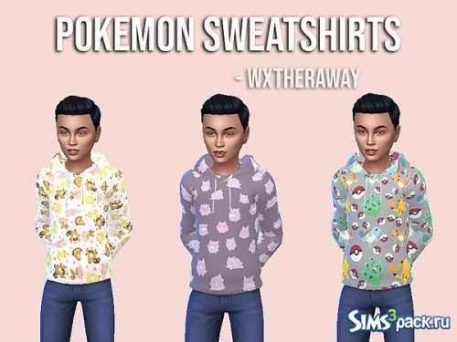 Худи Pokemon от wxtheraway