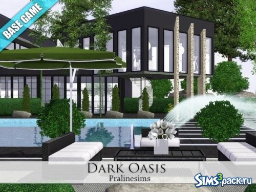 Дом Dark Oasis от Pralinesims