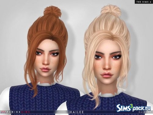 Прическа Hailee от TsminhSims