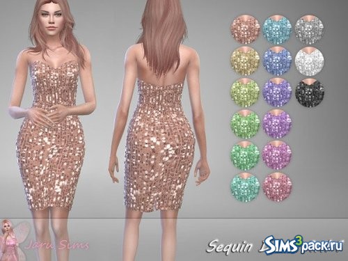 Платье Aril 1 от Jaru Sims