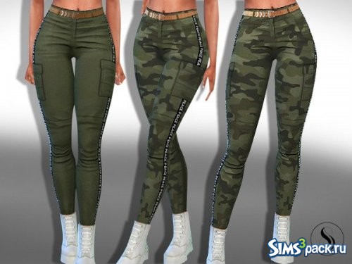 Брюки Casual Strip Line Cargo от Saliwa