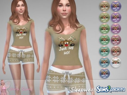 Пижама Rudolph 4 от Jaru Sims