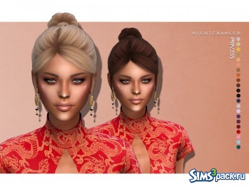 Прическа Princess от Nightcrawler Sims