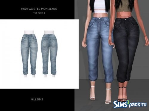 Джинсы High Waisted Mom от Bill Sims