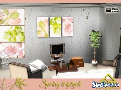 Картины Spring triptych от Devirose