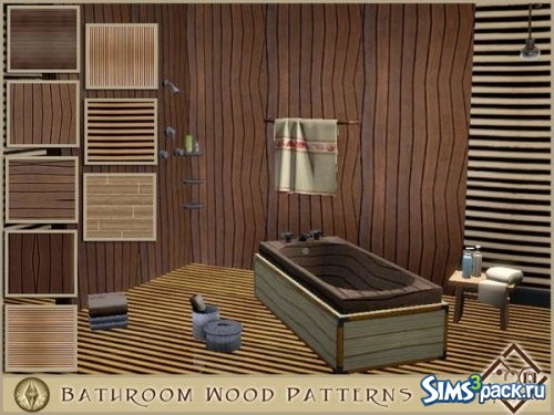 Текстуры Bathroom Woods от Devirose