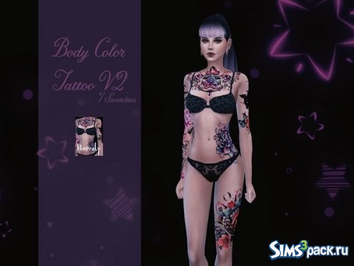 Татуировка Body Color V2 от Reevaly