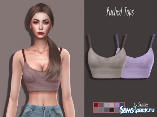 Топ Ruched от Lisaminicatsims