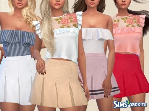 Юбка High Waisted Pleated от Pinkzombiecupcakes