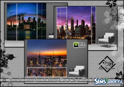 Постеры From the window,from the balcony,City of Night от Devirose