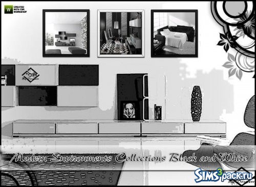 Картины Modern Environments Collections Black and White от Devirose