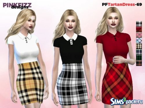 Платье Tartan от Pinkfizzzzz