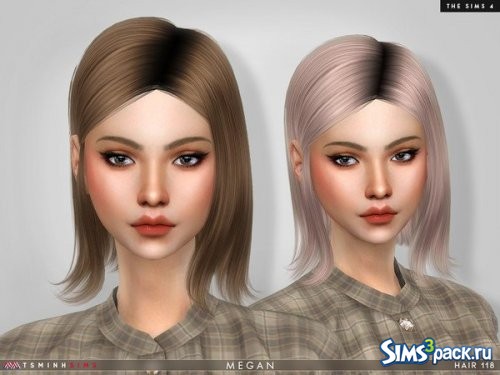 Прическа Megan от TsminhSims