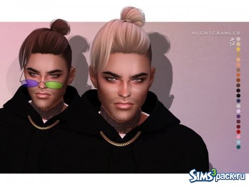 Прическа Ace от Nightcrawler Sims