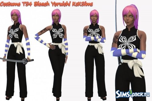 Costume TS4 Bleach Yoruichi от KsKSimsKреатор