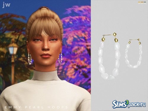 Серьги Emmy Pearl от jwofles-sims