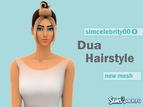 Прическа Dua от simcelebrity00