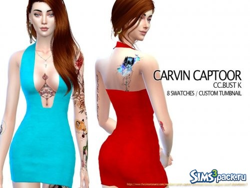 Платье CC.Bust K от carvin captoor