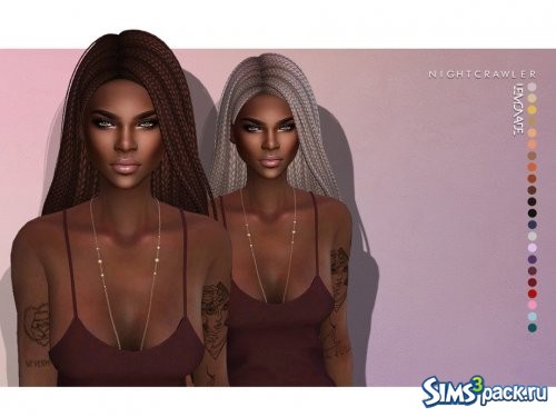 Прическа Lemonade от Nightcrawler Sims