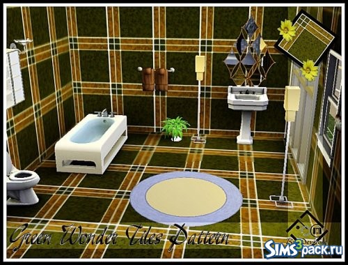 Текстура Green Wonder Tiles от Devirose