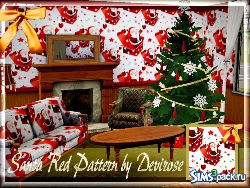 Текстура Santa Red от Devirose