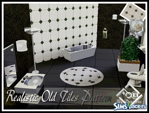 Текстура Realistic Old Tiles от Devirose