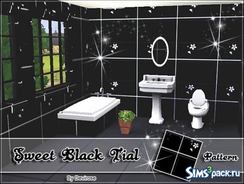 Текстура Sweet Black Tial от Devirose