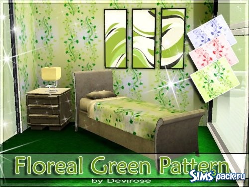 Текстура Floreal Green от Devirose