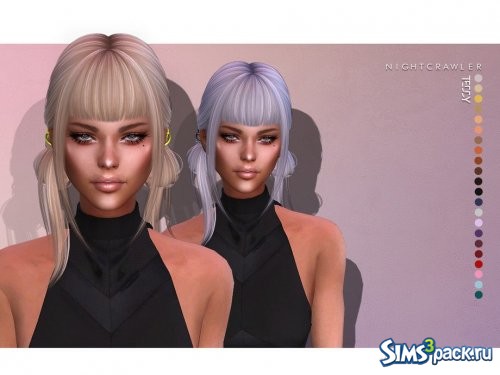 Прическа Teddy от Nightcrawler Sims