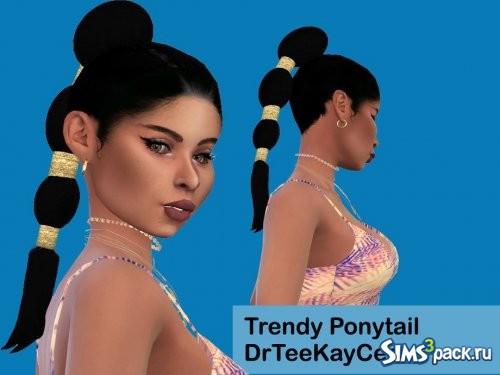 Прическа Trendy Ponytail от drteekaycee