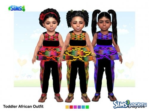 Костюм Ghana Kente Toddler от drteekaycee