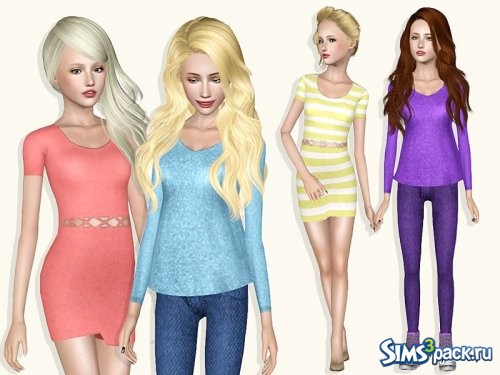 Сет Teen school clothing от CherryBerrySim