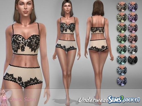 Нижнее белье Adriana 2 от Jaru Sims