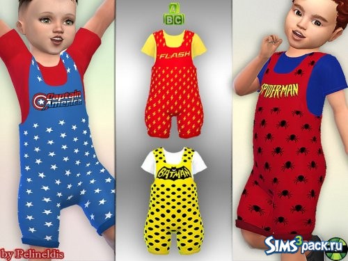 Комбинезон Superhero Dungaree от Pelineldis