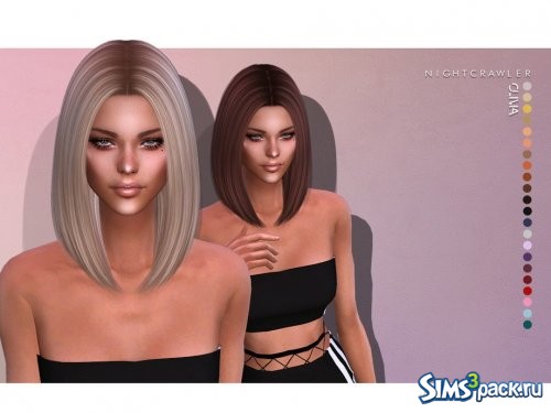 Прическа Olivia от Nightcrawler Sims