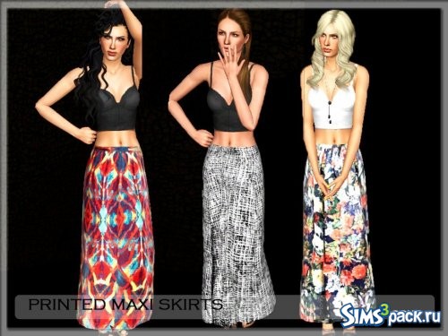 Юбки Printed Maxi от Serpentrogue