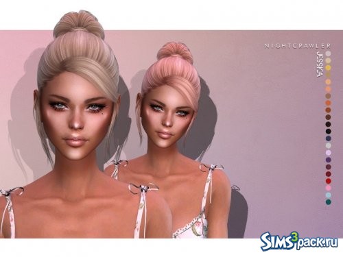 Прическа Jessica от Nightcrawler Sims