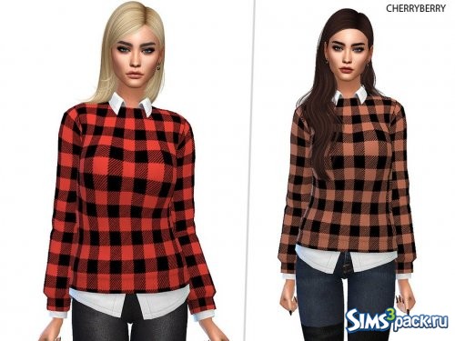 Свитер Preppy Plaid от CherryBerrySim