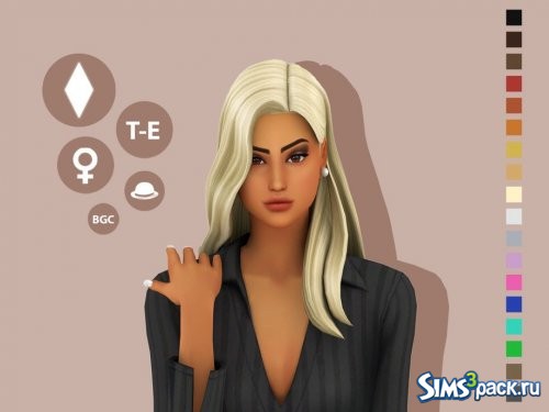 Прическа Molly от simcelebrity00