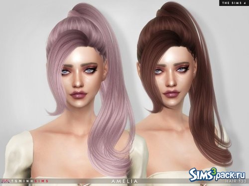 Прическа Amelia от TsminhSims