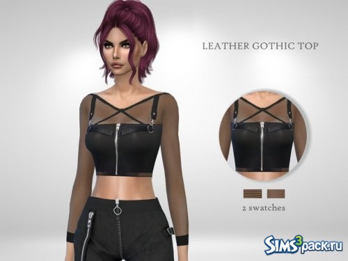 Топ Leather Gothic от Puresim