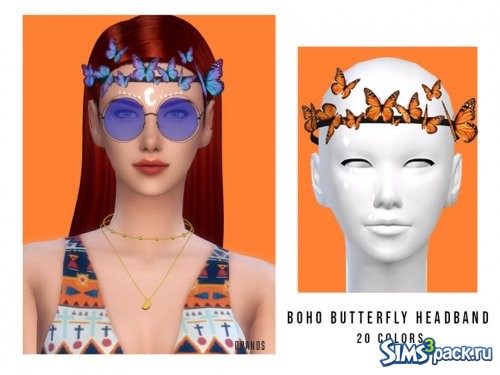 Ободок Boho Butterfly от OranosTR