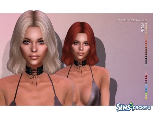 Прическа Stella от Nightcrawler Sims