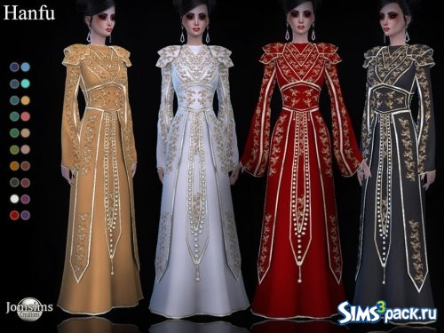 Платье Hanfu от jomsims