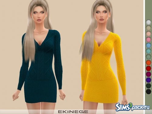 Платье Cable Knit от ekinege