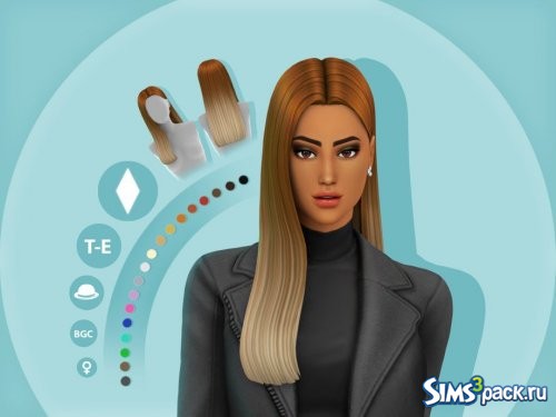 Прическа Jessica от simcelebrity00