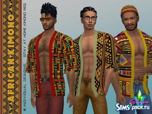 Рубашка African Kimono от SimmieV